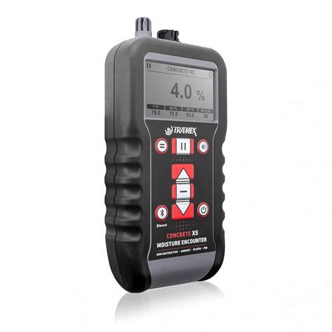 Portable digital Concrete Moisture Meter commercial|tramex moisture encounter plus meter.